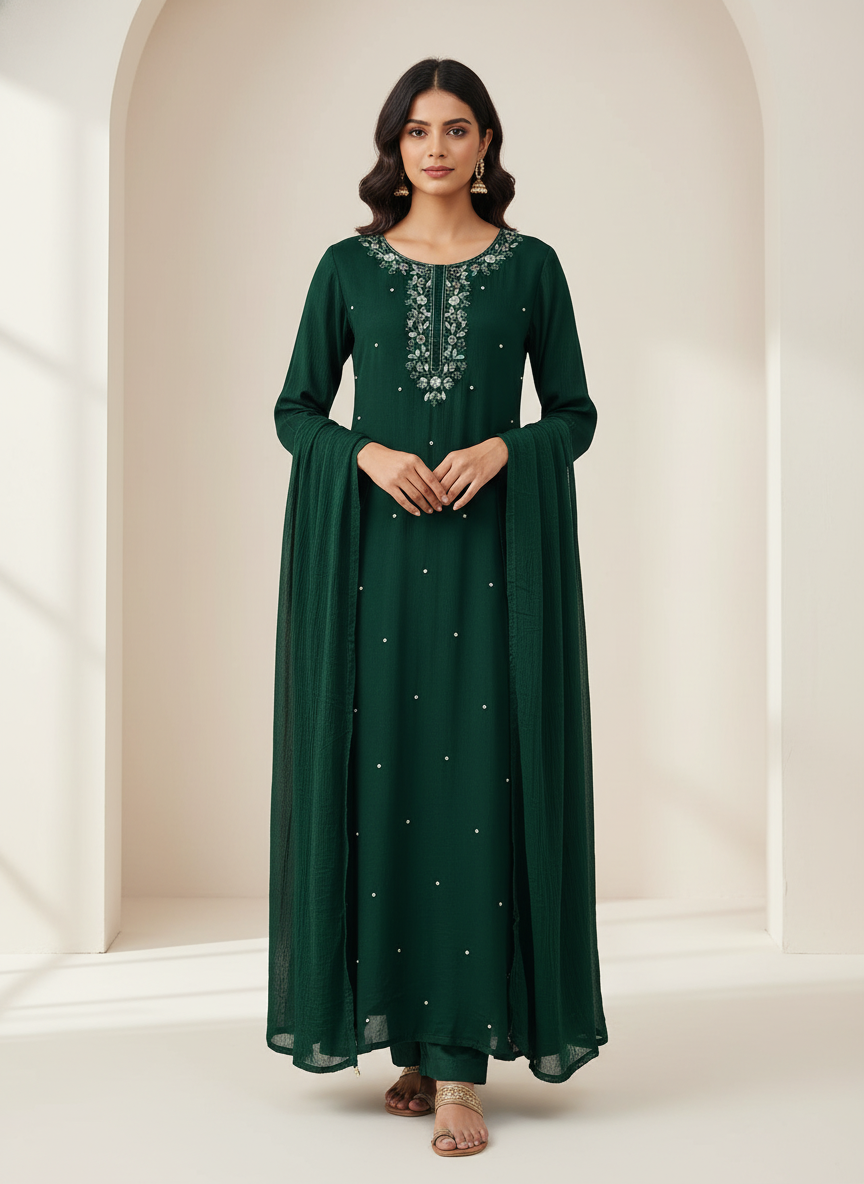 WOMEN ETHNIC CHURIDHAR (3PC)